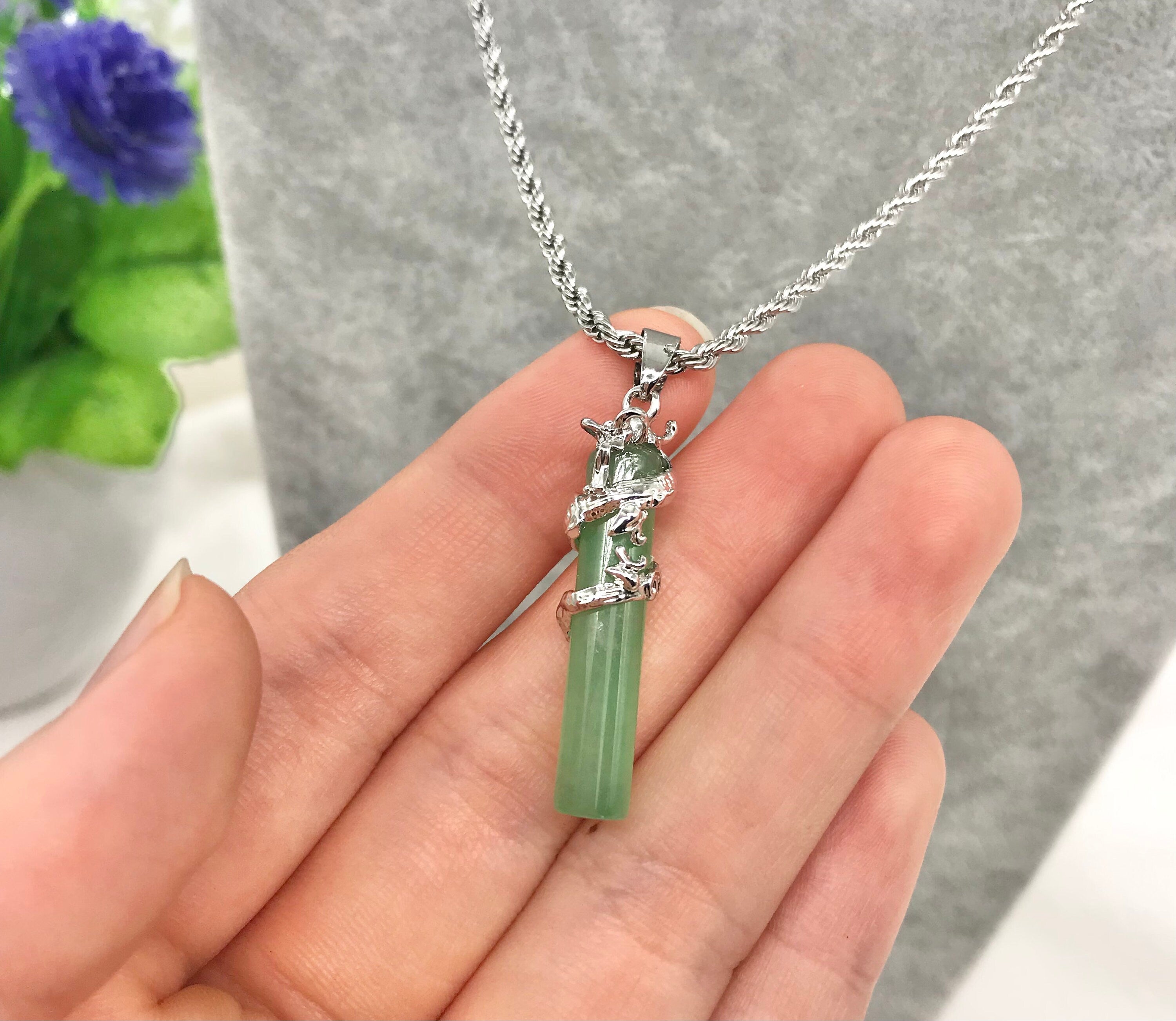 Dragon Necklace (Jade) | OkO-OkO™